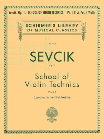 Sevcik: School of Violin Technique, Op.1, Bk.1 (violin) SCHIRMER