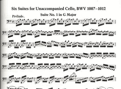 Bach, J.S.: (Dover Score) Complete Suites for Unaccompanied Cello and Sonatas for Viola da Gamba (cello, viola da gamba, and harpsichord)