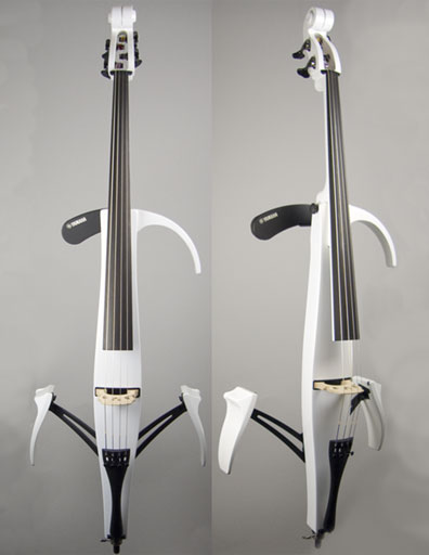Yamaha Studio Acoustic-body Silent Compact Electric Pearl White cello ...