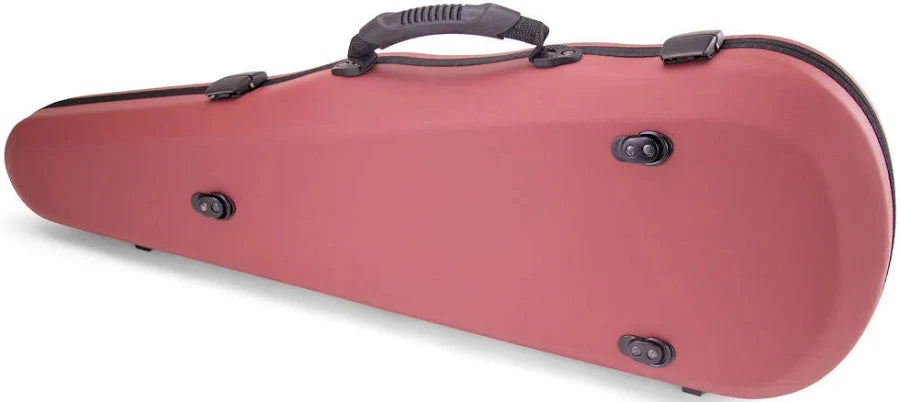 Jakob Winter Techleather Greenline shaped 4/4 violin case, burgundy