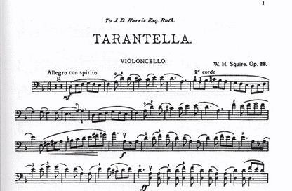 Squire, W.H.: Tarantella Op.23 (cello & piano)