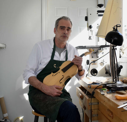 Darryn Smalley violin, 2023, Eureka, CA, USA