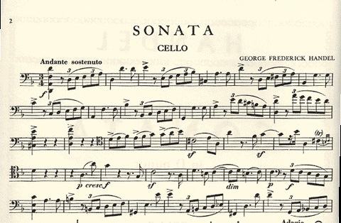 Handel: Sonata D minor Cello and Piano