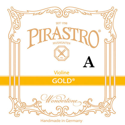 Pirastro GOLD violin A string, gut/aluminum, medium