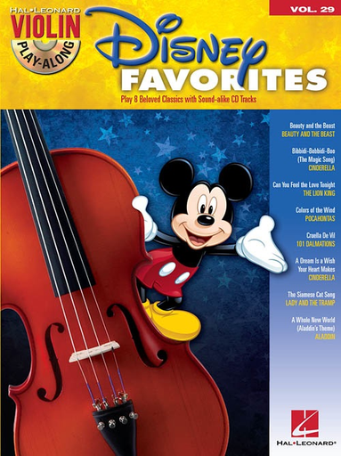 Play-Along Series Vol. 28: Disney Favorites (violin & CD)