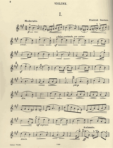 Smetana, Bedrich: From My Native Land-Aus der Heimat (violin/piano)