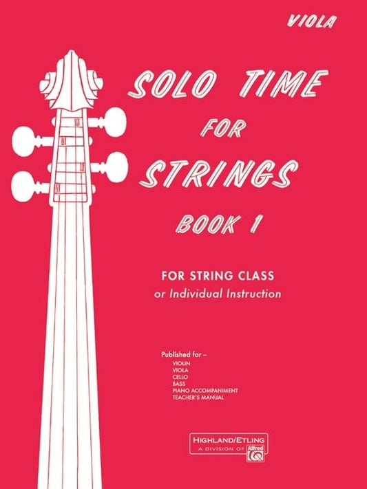 Etling, F.R.: Solo Time for Strings, Book 1 (viola)