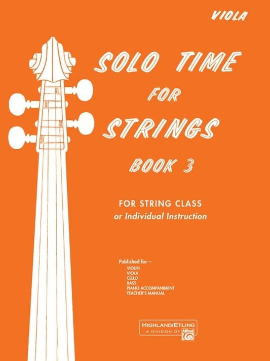Etling, F.R.: Solo Time for Strings, Book 3 (viola)