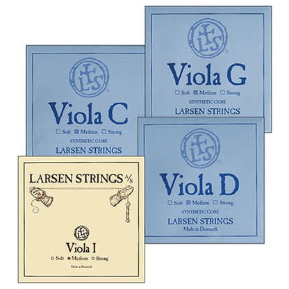 Larsen Original viola string set, medium, Denmark,