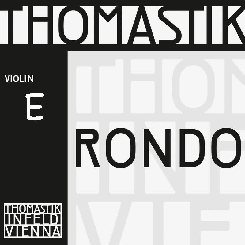 Rondo violin tin-plated E string, 4/4 medium, by Thomastik-Infeld, straight