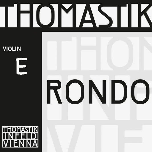 Rondo violin tin-plated E string, 4/4 medium, by Thomastik-Infeld, straight