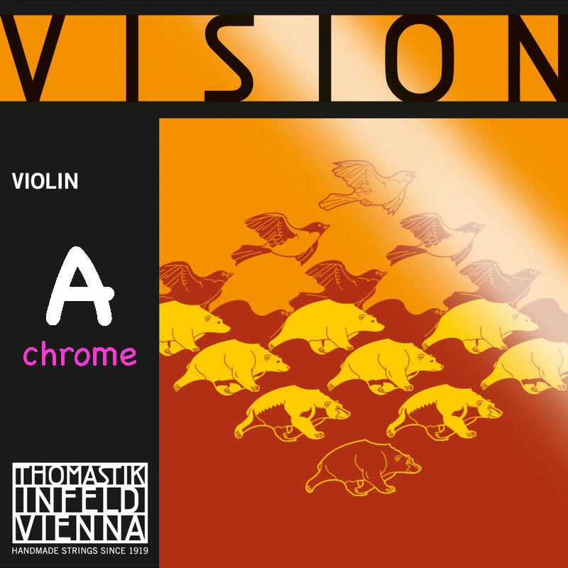 VISION chrome violin A string by Thomastik-Infeld, 4/4, medium