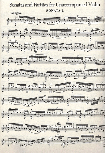 Bach, J.S.: (Dover Score) Works for Violin, The Complete Sonatas and Partitas for Unaccompanied Violin, The Six Sonatas for Violin & Clavier (violin, and piano)