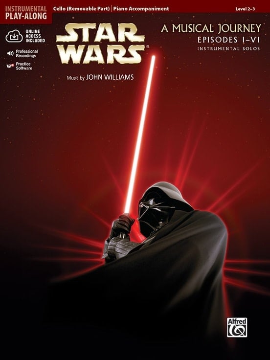 Williams, John: Star Wars, A Musical Journey, Movies 1-6) Instrumental Solos (cello & cd) Alfred
