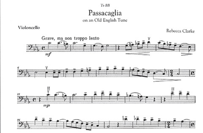 Clarke, Rebecca: Passacaglia (cello & piano)