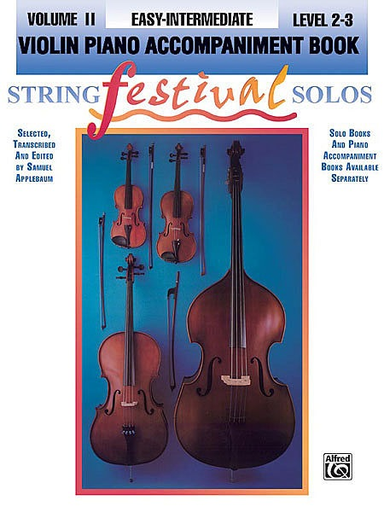 Applebaum, S.: String Festival Solos, Vol. 2 (piano acc. for cello)