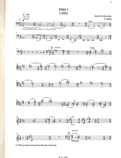 Exempla Nova: Compositions for Solo Cello Hrabovsky, Jekimowski, Kantscheli, Smirnov