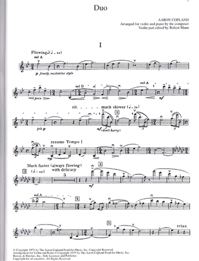 Copland, A.: The Copland Collection-13 Pieces (Violin & Piano)