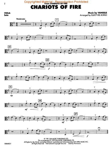 Del Borgo: Movie Favorites for Strings (viola)