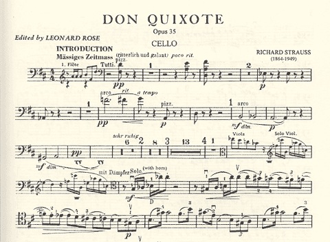 Strauss, Richard: Don Quixote Op.35 (Cello solo)