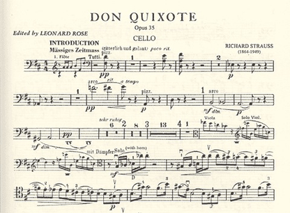 Strauss, Richard: Don Quixote Op.35 (Cello solo)