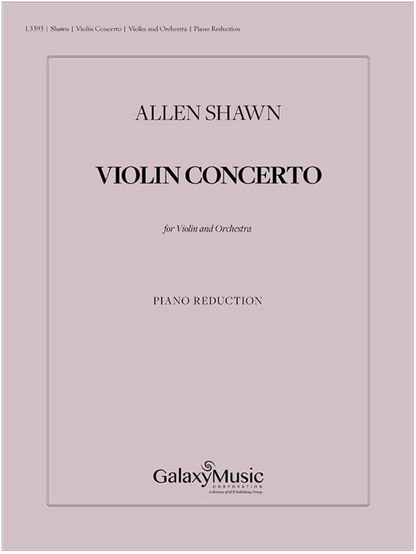 Shawn: Violin Concerto (violin and piano) Galaxy