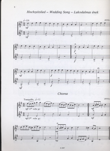 Vigh, Lajos: Duos for Beginners (2 violins)