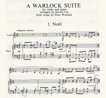 Warlock: Suite (violin & piano)