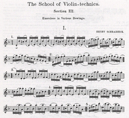 Schradieck: School of Violin Bk.3-Different Modes of Bowing SCHIRMER