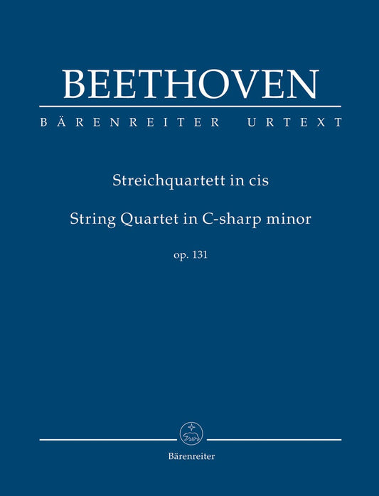 Beethoven (Del Mar): String Quartet, Op. 131, Urtext (study score) Barenreiter