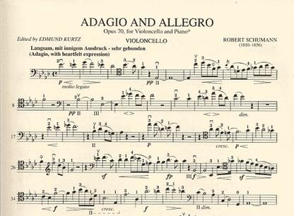 Schumann, Robert: Adagio & Allegro Op.70 (cello & piano) IMC