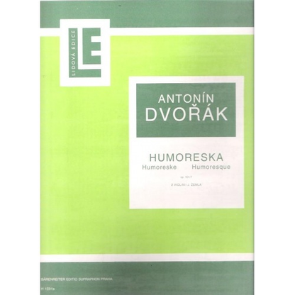Dvorak, Antonin: Humoresque in G flat Op.101 No. 7 (2 violins) Barenreiter