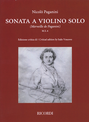 Paganini (Vescovo): Sonata a Violino Solo (violin)