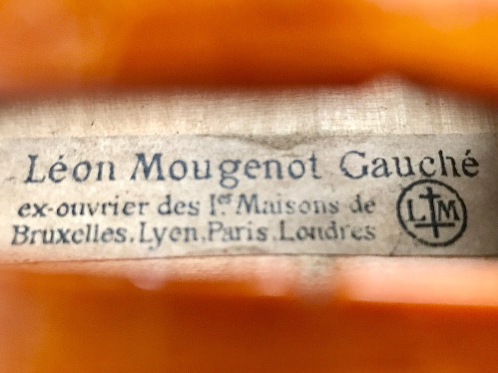 Leon Mougenot violin, 4/4, Mirecourt, FRANCE ca 1930