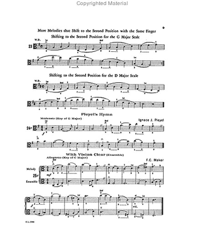 Applebaum, S.: Second and Fourth Position String Builder (viola)