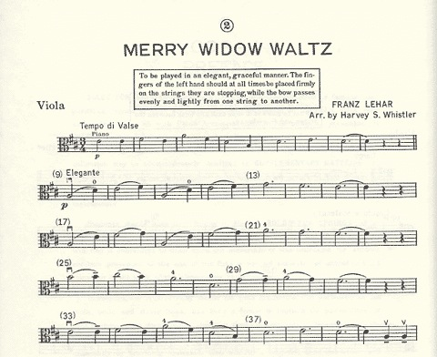 Whistler, H.S.: Solos for Strings (viola)