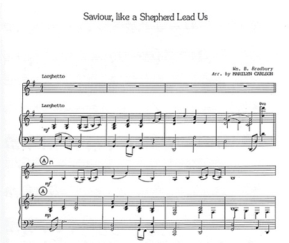 Carlson, Marilyn: Savior Like a Shepherd (Viola & Piano)
