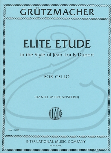 Gruetzmacher (Morganstern): Elite Etude in the Style of Jean-Louis Duport (cello) International