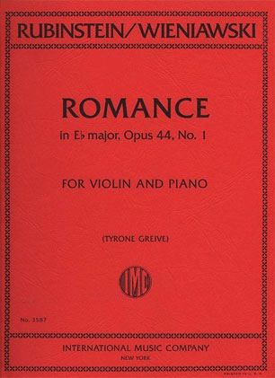 Rubinstein (Wienwiaski): Romance in Eb major Op.44 No.1 (violin & piano)