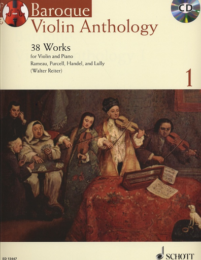 Reiter, W. (editor): Baroque Violin Anthology, Vol. 1 - 38 Works (Violin, Piano, and CD)