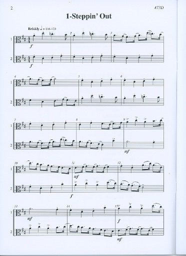 Wiggins, Christopher: Two's Company-Sixteen Little Duets for two equal instruments (2 violas)