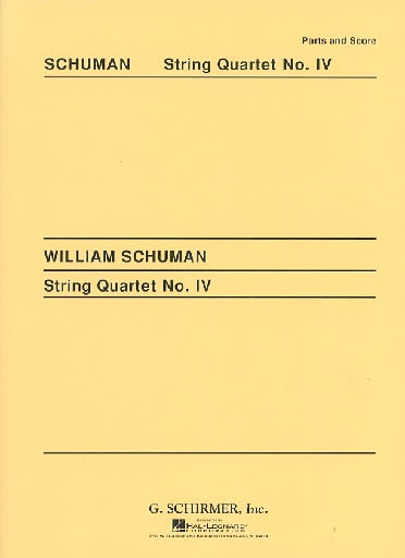 Schuman, W.: String Quartet No. 4 (parts)