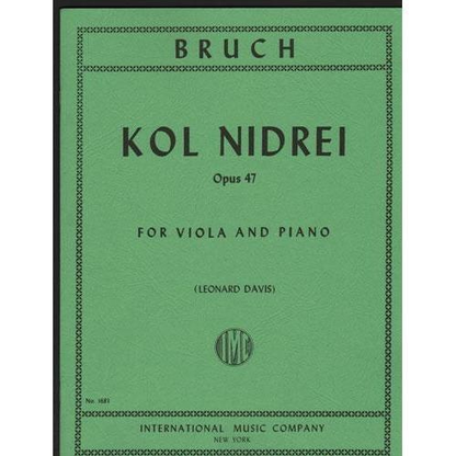 Bruch, Max: Kol Nidrei (viola & piano)