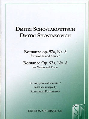 Shostakovich: Romance, Op.97a, No.8 (violin & piano)
