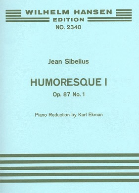 Sibelius: Humoresque #1 Op.87#1 (violin & piano)
