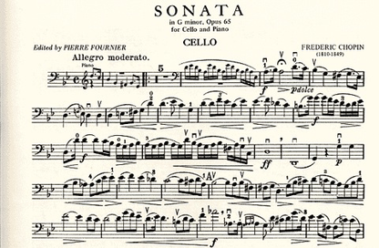 Chopin, F. (Fournier): Sonata in G minor, Op.65 (cello, and piano) IMC