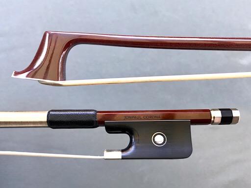 JonPaul CORONA carbon fiber nickel viola bow with brown finish, USA
