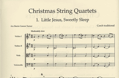 Turner: Christmas Quartets-10 Christmas Carols for String Quartet