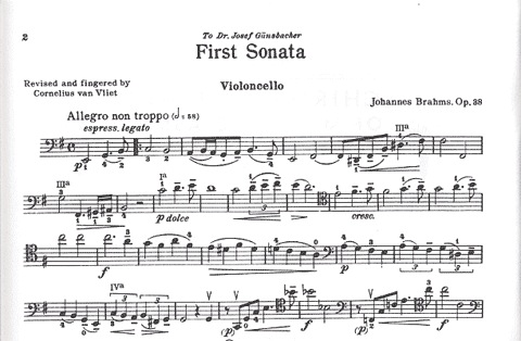 Brahms, J.: Sonata No.1 in E minor, Op.38 (cello & piano)