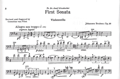 Brahms, J.: Sonata No.1 in E minor, Op.38 (cello & piano)